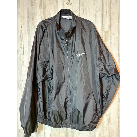 Reebox‎ Men's Windbreaker Jacket Black - XL - Picture 1 of 6